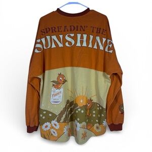 Disney Spirit Jersey Epcot Orange “Spreading the Sunshine” Size XL